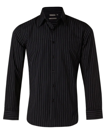 Picture of Winning Spirit, Mens Pin Stripe L/S Shirt